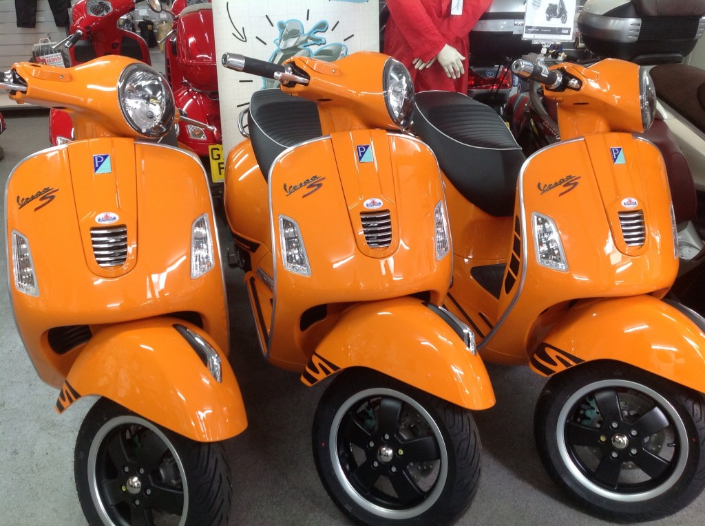 Orange GTS Super Sport 300's arrive | Brighton Moto
